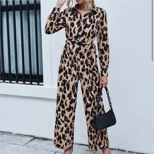leopard print jumpsuit
